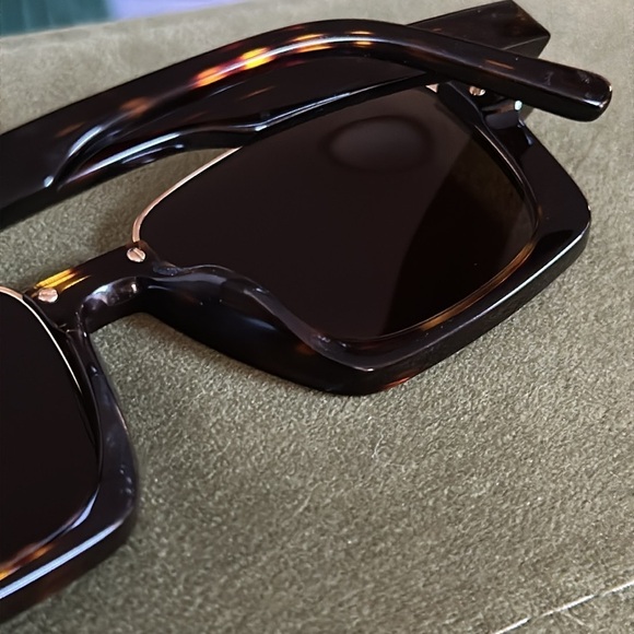 Marni Tortoise 55mm Square Sunglasses - Picture 6 of 10